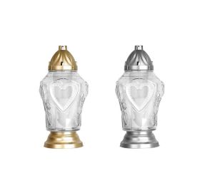 Wr-7 kah.sklo srdce perleť 150gr 32,5cm