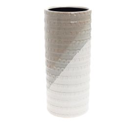 Obal trojfarebný keramika 14*14*33 hnedý
