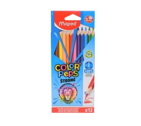 Pevná cena pastelky trojhranné color´peps strong 12 farieb