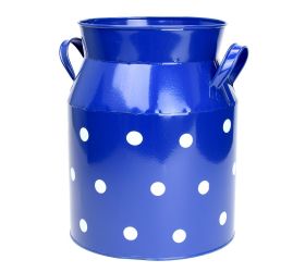 Obal konva veľká kov modrá veľké bodky v:26,5x18cm super cena