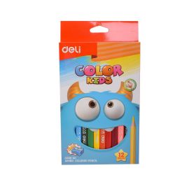 Pevná cena pastelky deli trojhranné jumbo 12 farieb color kids ec00600