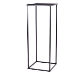 Kw434 stojan na 1 kvet stredný čierny 23x23xv62cm