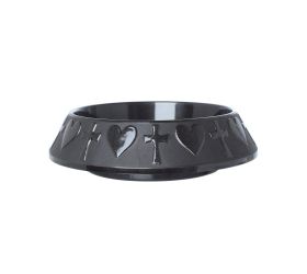 75 misa nowa srdce čierna 26xv10cm