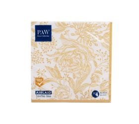 Aand123709 servítky 40x40cm/12ks airlaid rose peonies