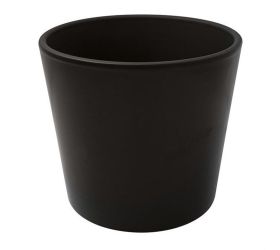 Obal keramika v22cm/pr.24cm čierny