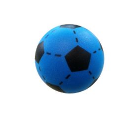 Mäkká futbalová lopta 20 cm modrá