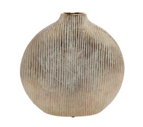 Váza oblá pásik zla-zel 32*7*32cm