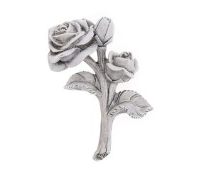 Ruža sivá keram. 13,5*8*3,5cm