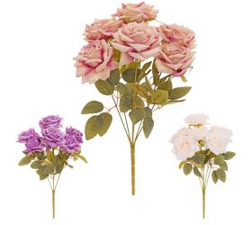 Kytica ruža x7 43cm mix 3f