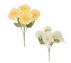 Kytica dahlia x5 33cm mix svetlé 2f