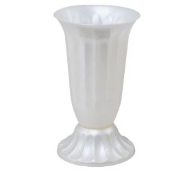 063 váza uh vrúbkovaná 15 perla /16xv29,5cm/