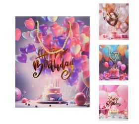 Darčeková taška m 32*26*12cm balóny