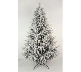 Vianočný stromček kiruna osnežený smrek 210cm pe/pvc