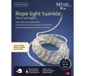 Led hadica mikro 8funk/eter/trbk. efekt /9m
