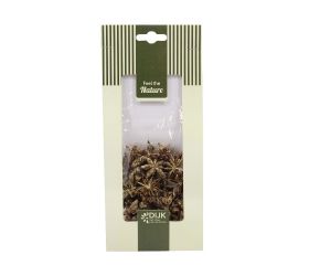 Star anise nature gold- wash 10x2x22cm