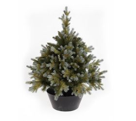Vianočný strom strieb 3d+mix gh65 v mise 110 cm