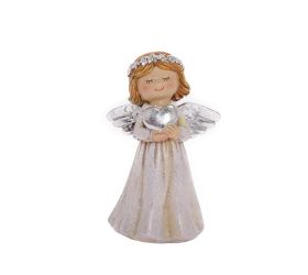 Anjel so srdcom bie/str poly 8*6*12,8cm
