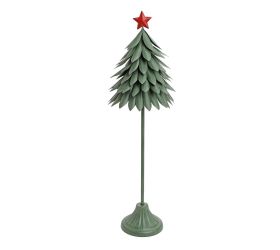 Stromček zel/čer plech 53*16*16cm