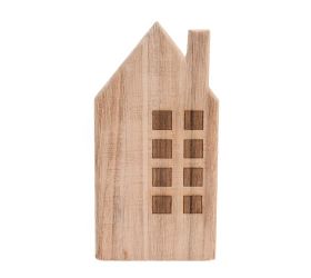 Domček nat/hne drevo 20*10,5*3,5cm