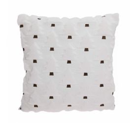 Vankúš stromčeky bie/hne textil 45*45*10cm