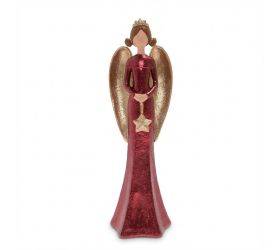 Anjel s hviezdou zla/bor poly 9*7,5*28,5cm