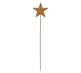 Zápich hviezda hrdza s/24 plech 4*0,3cm