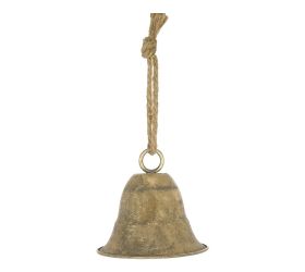 Záves zvonček šampaň plech 12,5*12cm
