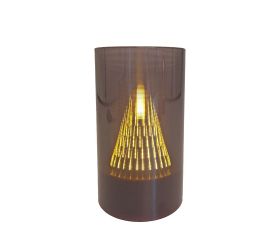 Svet.led valec 76/125 biely,plameň bie/147