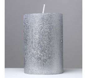 Rustic gliter val.70x100 strieborný