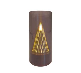 Svet.led valec 76/150 biely,plameň bie/148