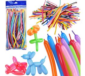 Dlhé farebné balóny na modelovanie, dekoráciu, zábavu, 100 ks