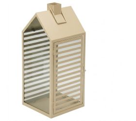 Lampáš dom béžový kov malý nb1251540