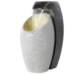 Fontána oválna polyres. ww 45,5/33/v65cm