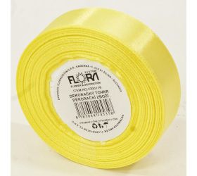 Saten stuha 20mm/15m bl.žltá farba 082