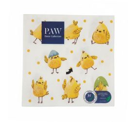 Sdl140800 servítky 33x33 cm/20ks/3vrst. crazy chickens