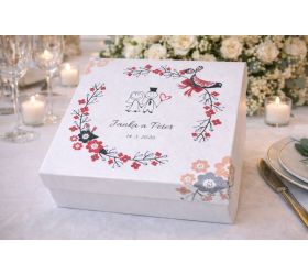 Svadobná krabička na výslužky