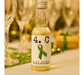 Maturitná fľaštička s alkoholom, motív M012 - Studniówka