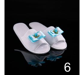 Svadobné papuče s mašličkou / kvietkom - Svadba