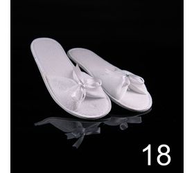 Svadobné papuče s mašličkou / kvietkom - Svadba