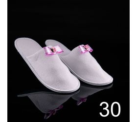 Svadobné papuče s mašličkou / kvietkom - Svadba