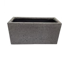 Kv-44 kvetináč umelý kameň granite hrantík šedá 100x40x50