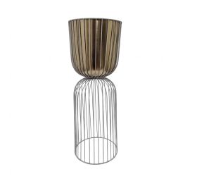 Stojan metal oro avorio 27xv76,5cm