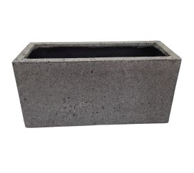 Kv-44 kvetináč umelý kameň granite hrantík šedá 60x22x30
