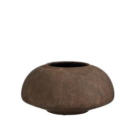 Váza ares hnedá h17,5xd35cm