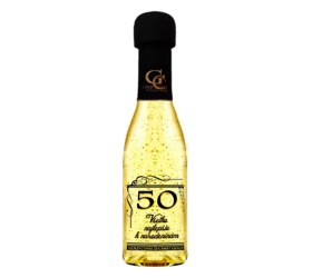 Wino musujące ze złotem na 50. urodziny - Wino musujące ze złotem na rocznicę