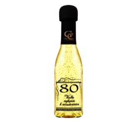 Wino musujące ze złotem na 80. urodziny - Wino musujące ze złotem