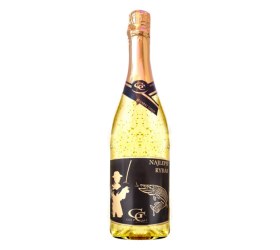 Wino musujące ze złotem dla najlepszego wędkarza