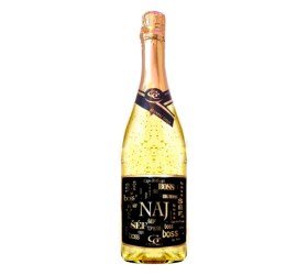 Wino musujące ze złotem dla najlepszego szefa