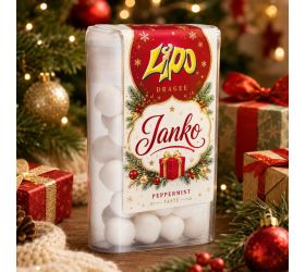 Vianočné drażetki cukierki - mikuláš so sobom