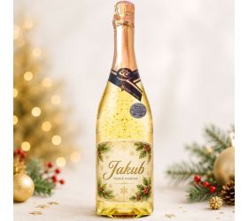 Wino musujące so złotem k Vianociam  
